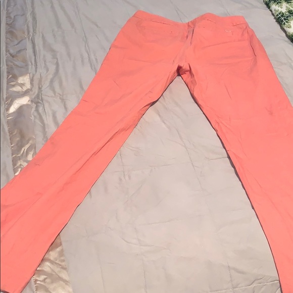 Vineyard vines orange/peach corduroy pants - Picture 3 of 5
